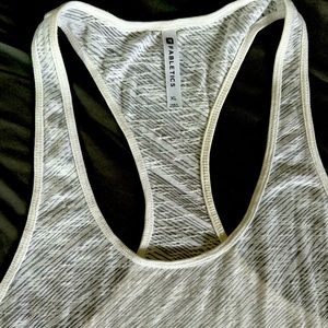 White sheer racer back  tank XL - Fabletics